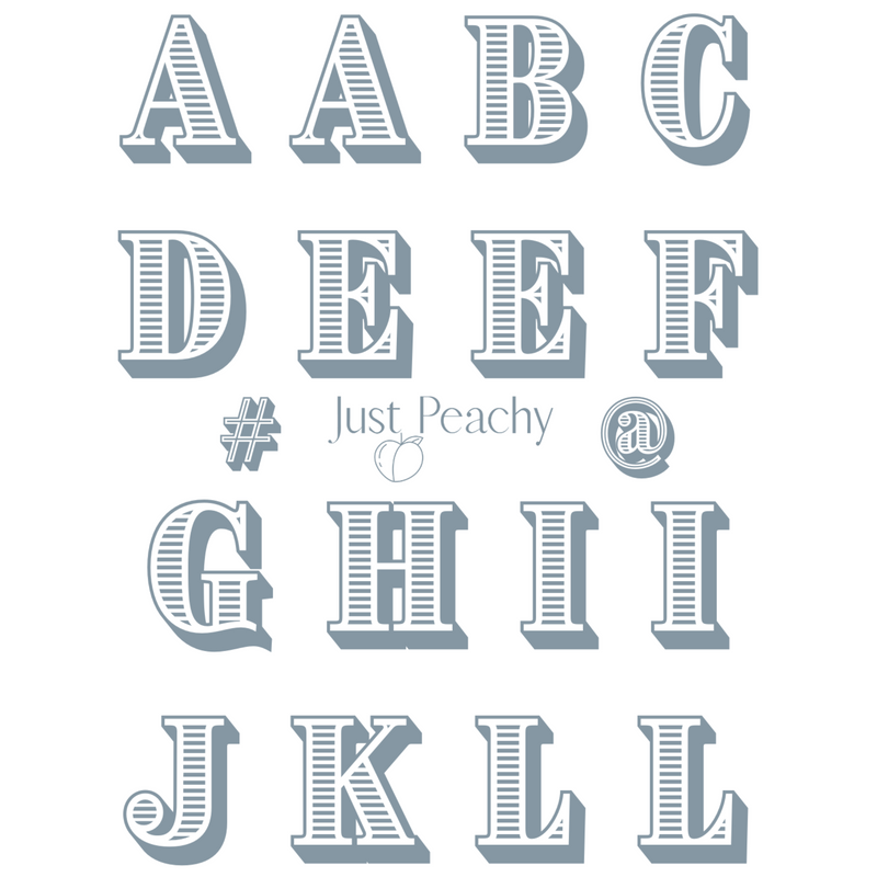Just Peachy Design It Yourself 熨燙貼片