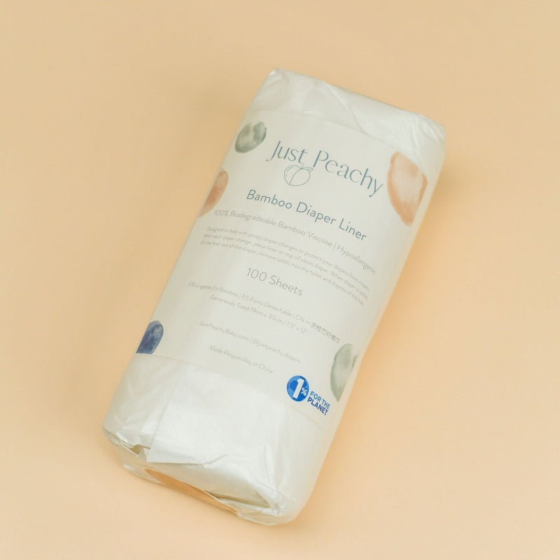 Just Peachy Bamboo Biodegradable Liners